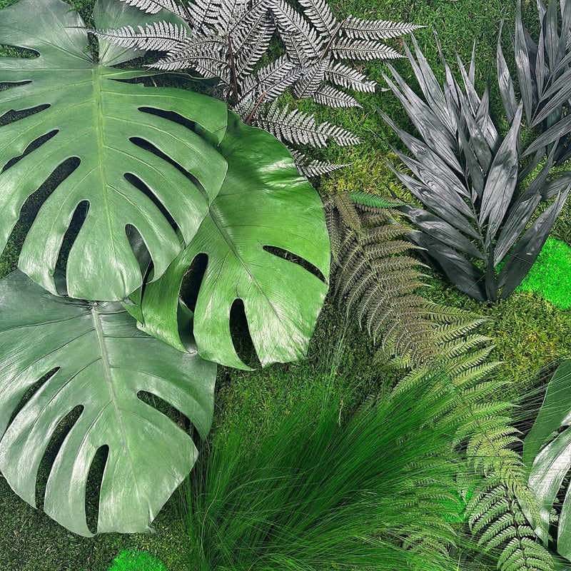 Tableau végétal naturel stabilisé Tropical 80x80