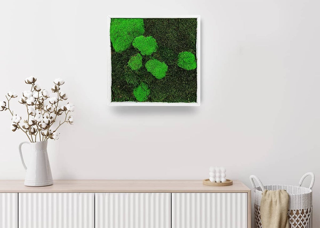 Tableau végétal naturel stabilisé Moss 35x35
