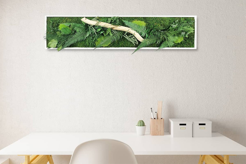 Tableau végétal naturel stabilisé Wood 25x115